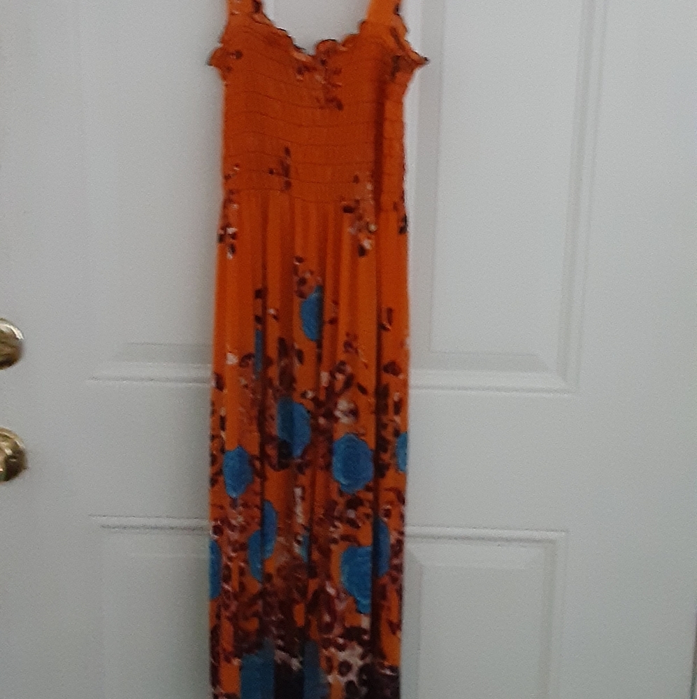 Orange mustard sundress